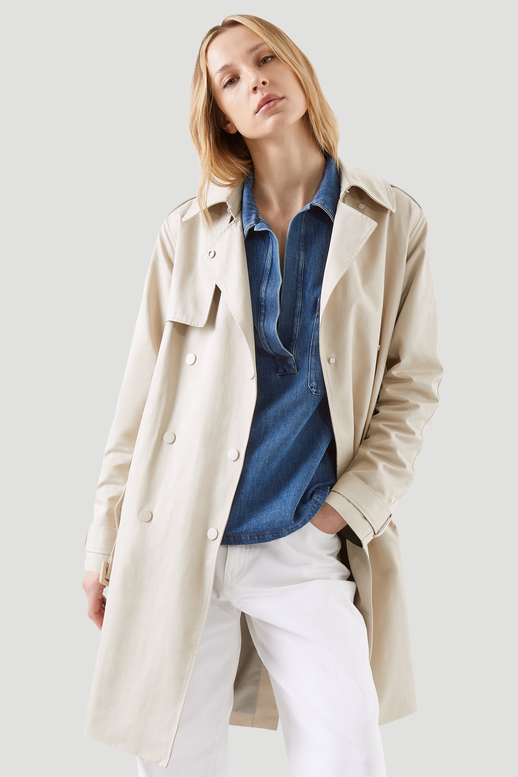 FEDA WATER-RESISTANT TRENCHCOAT