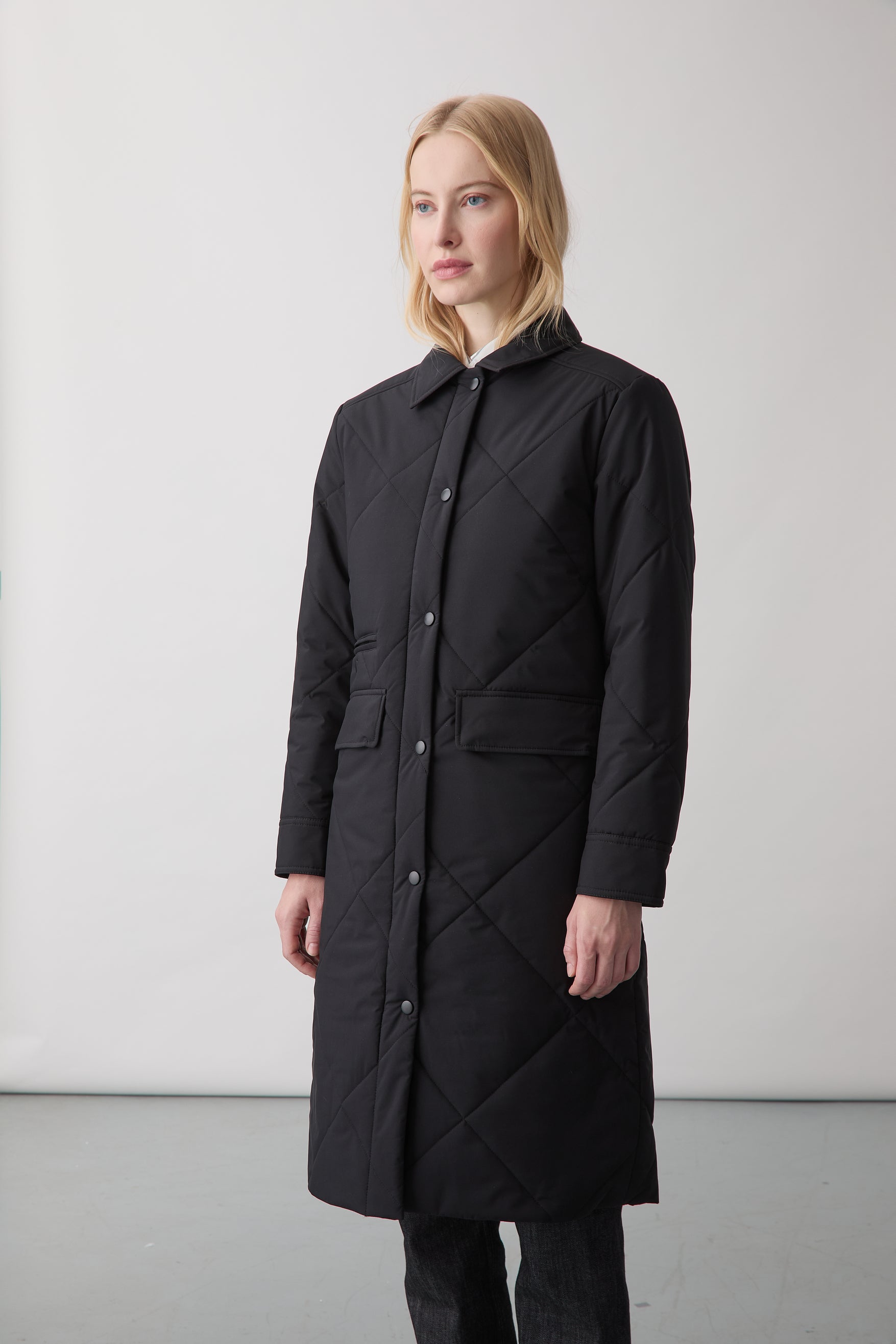 KOPERVIK LONG QUILTED COAT