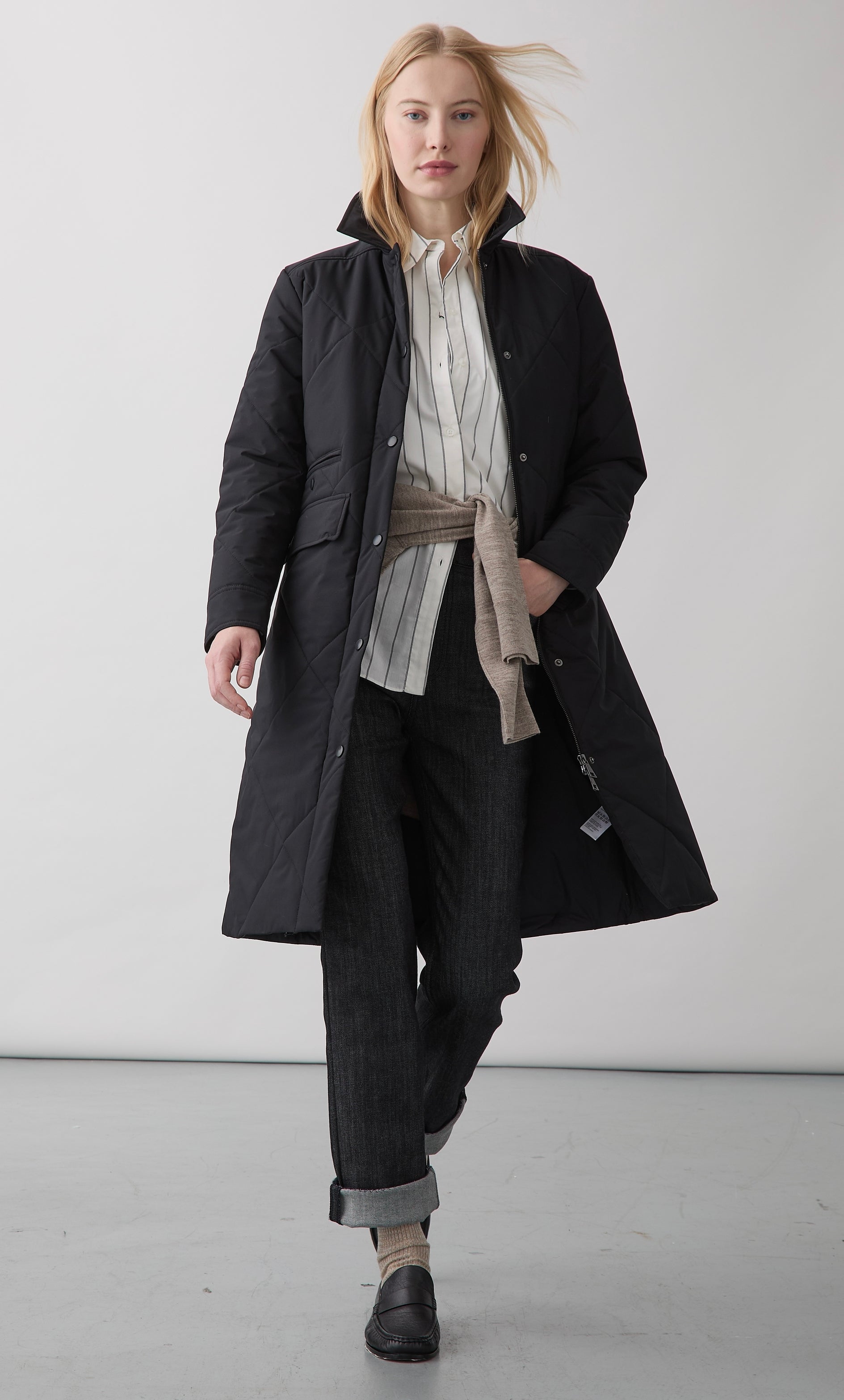 KOPERVIK LONG QUILTED COAT