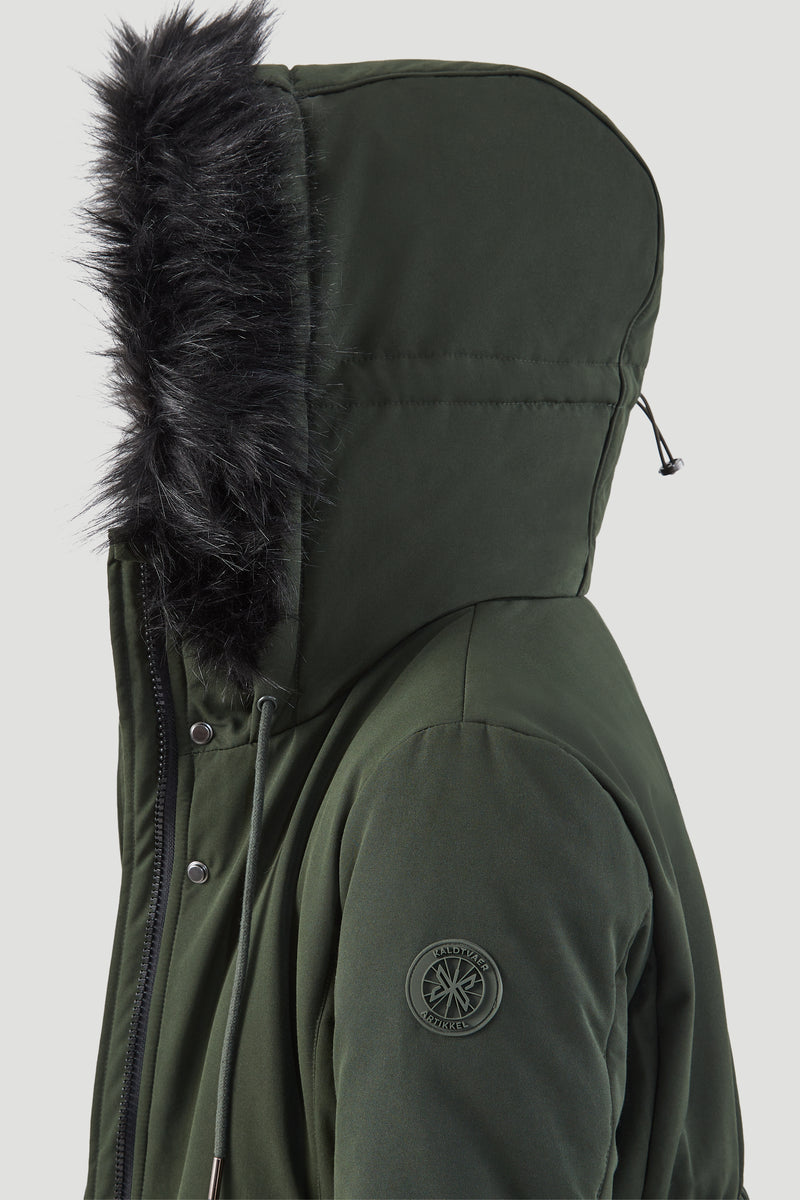 Trompe l'Oeil Shearling Detail Padded Parka - Ready-to-Wear 1A5VD3